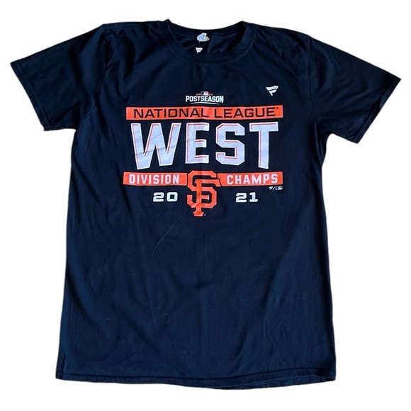San Francisco Giants 2021 NL West Champions T-shirt sz M - Picture 1 of 6